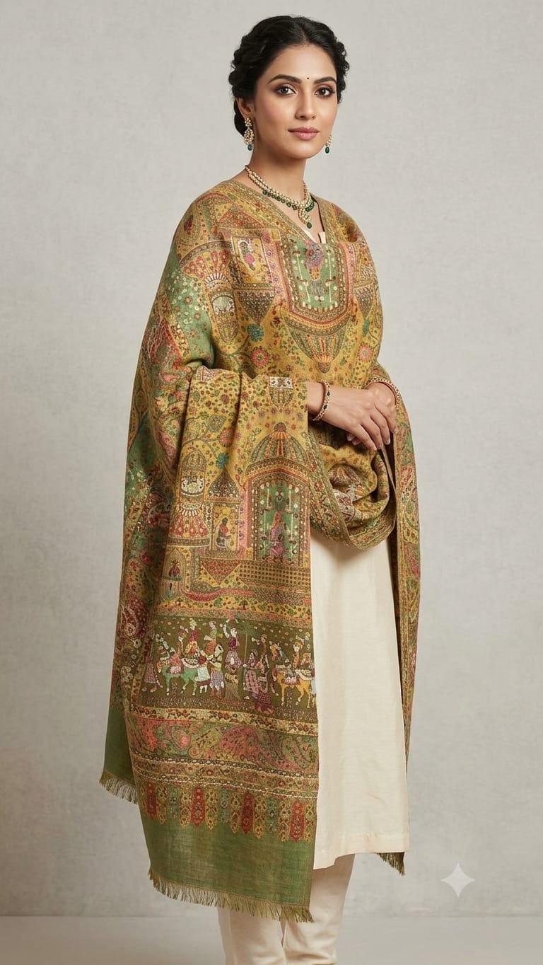 Silk by wool