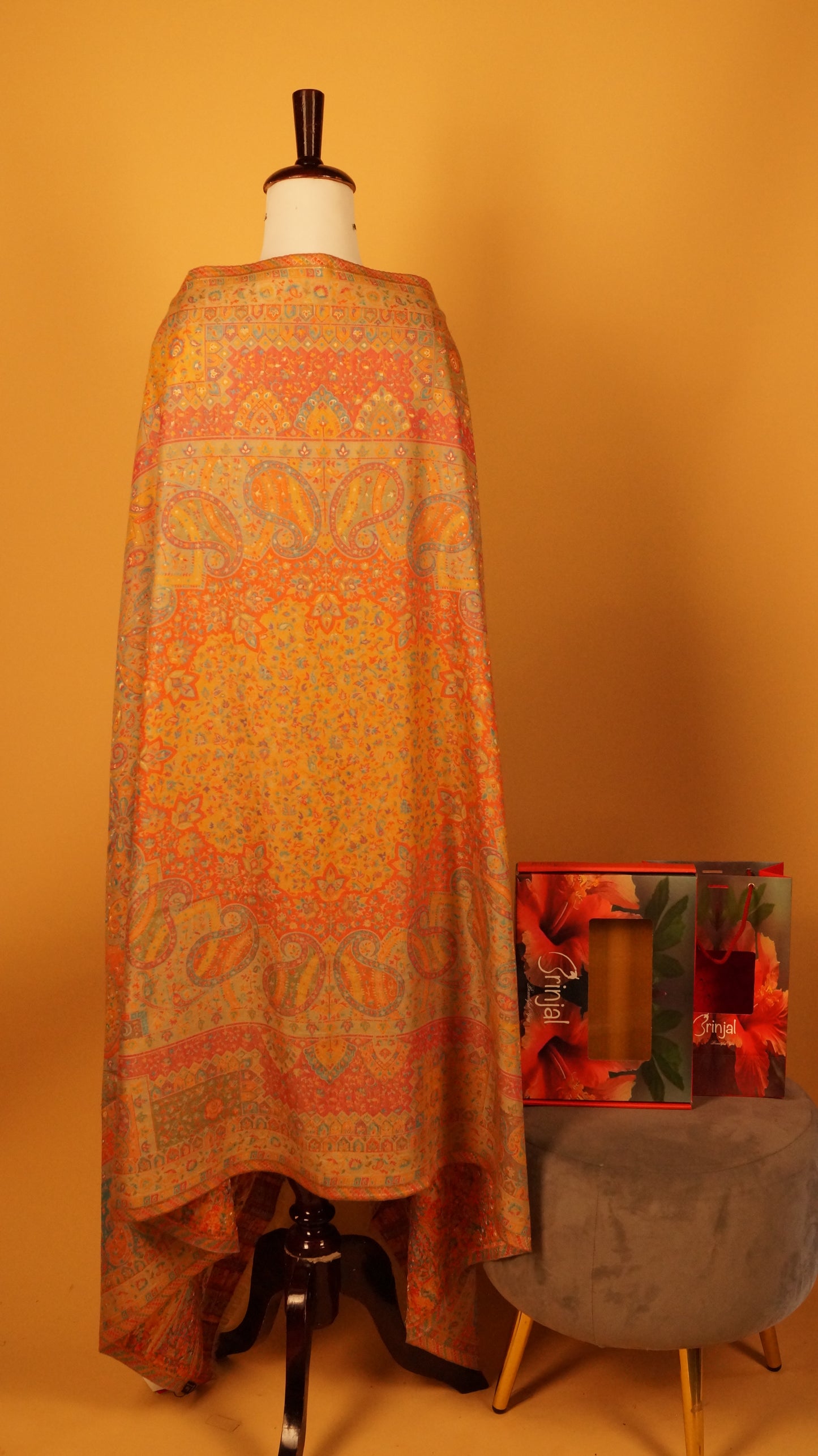 Orange Shawl ZKM 248