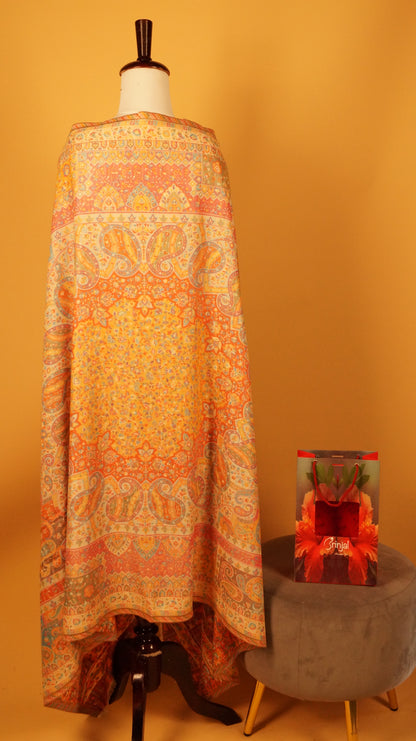 Light Orange Shawl ZKM 248