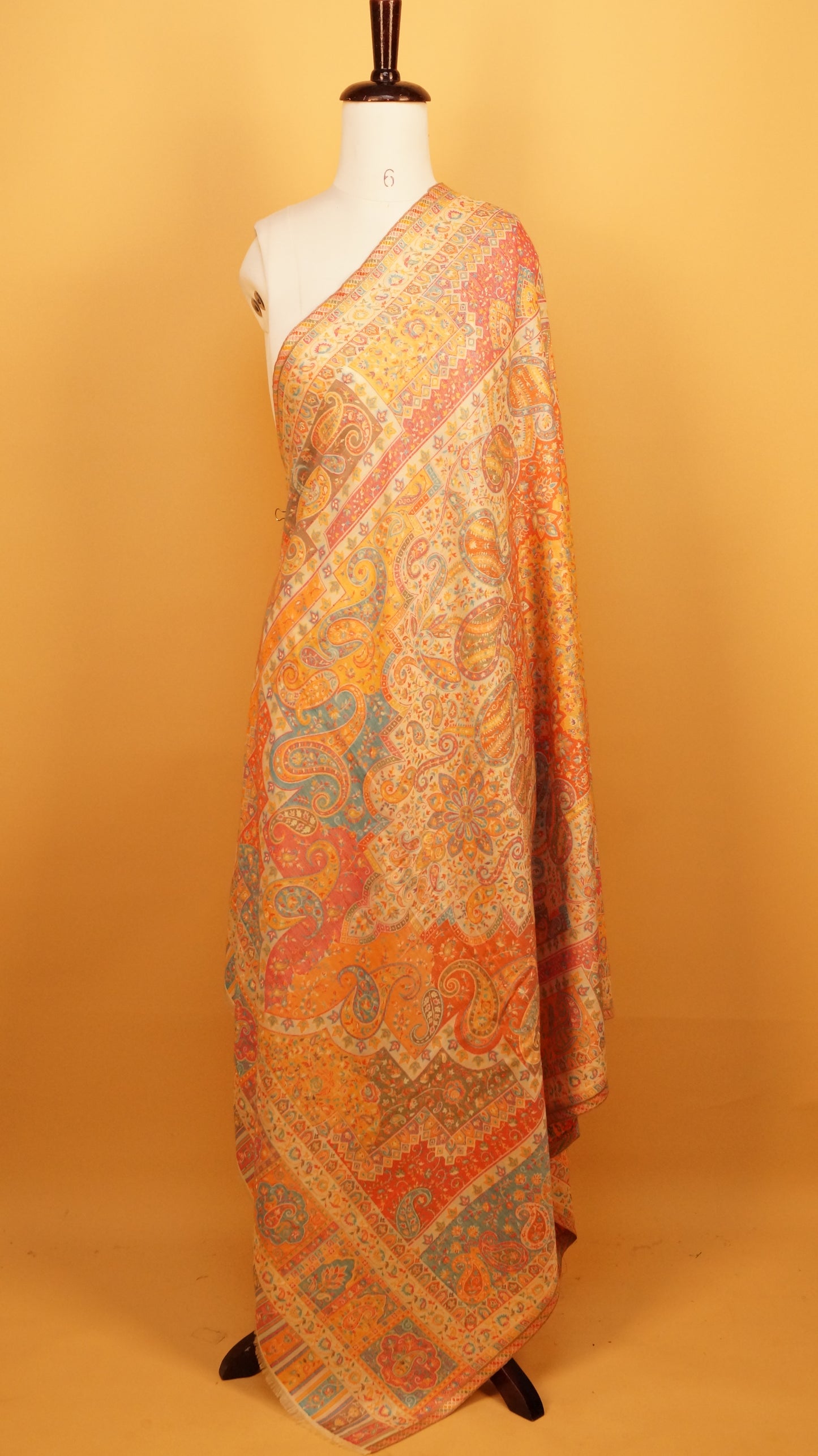 Light Orange Shawl ZKM 248