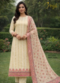 BRINJAL Cotton Silk Unstitched Suit