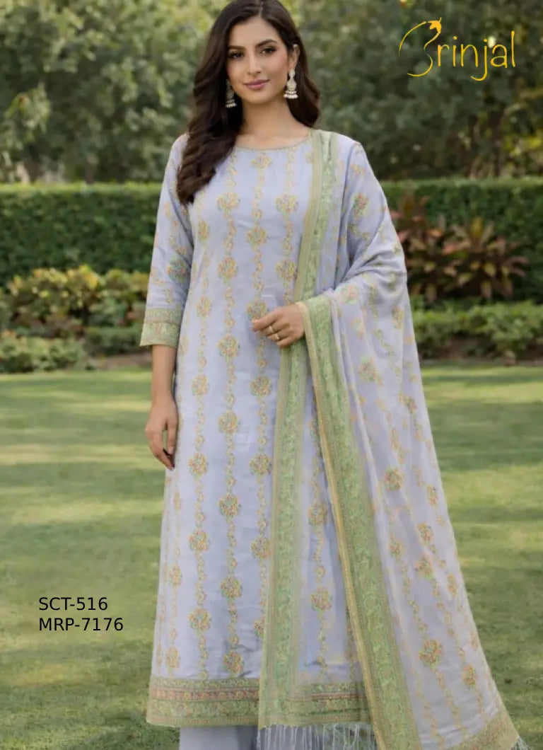 Premium Cotton Silk Printed Suit Set