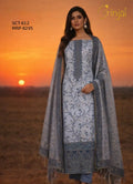 BRINJAL Cotton Silk Hand-Woven Suit