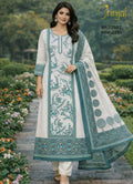 BRINJAL Premium Printed Unstitched Suit Set
