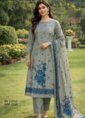 Brinjal Elegant Tussar Silk Suit