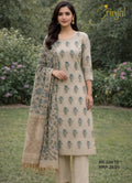 Elegant Chanderi Cotton Floral Suit Set