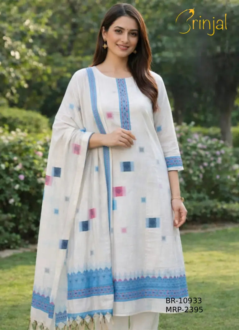 Chanderi Cotton Suit