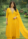 Radiant Yellow Weaving Suit