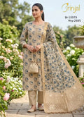 Chanderi Cotton Floral Print Suit Set