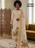 Floral Embroidered Weaving Salwar Suit
