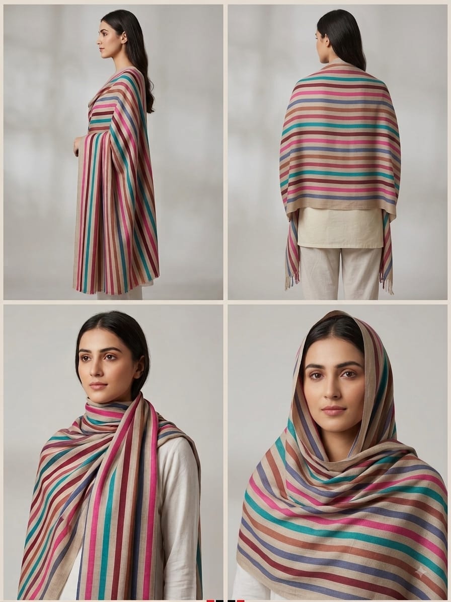 Pure silk by wool