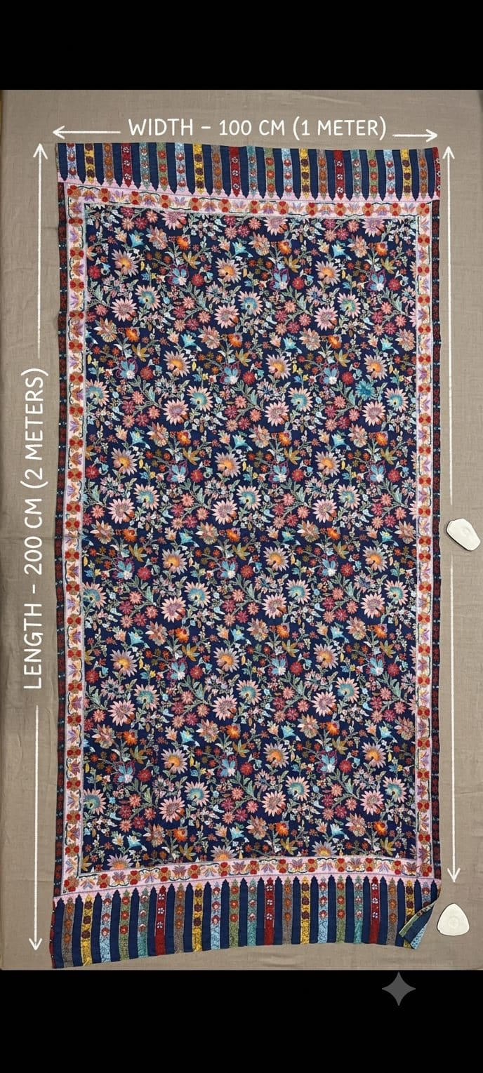 kalamkari style shawl