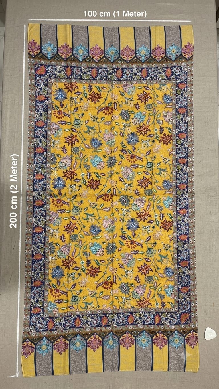 kalamkari style shawl