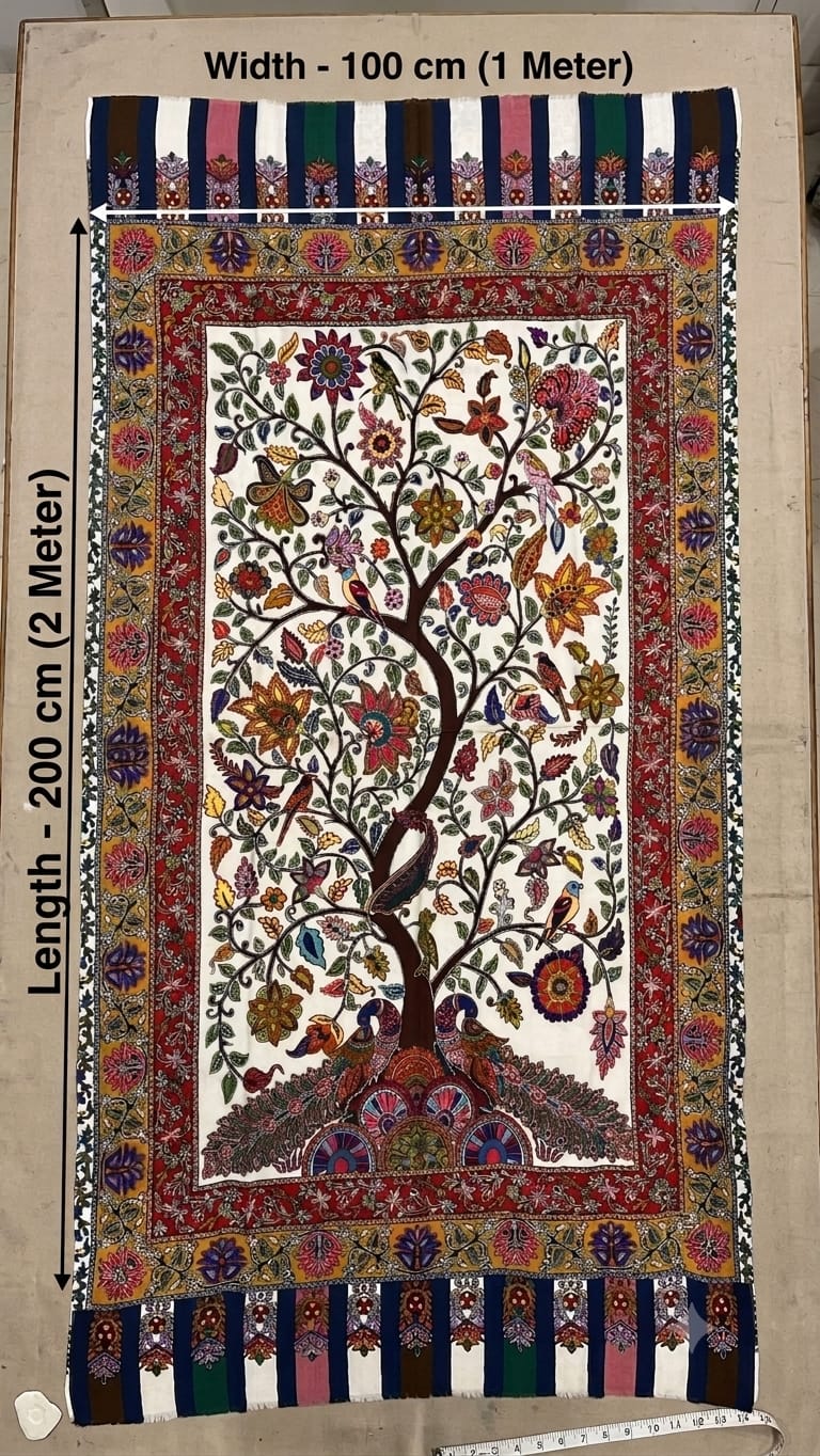 kalamkari style shawl